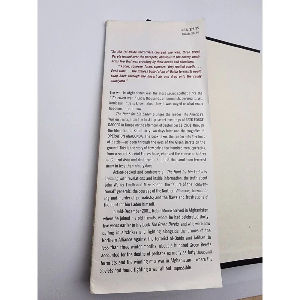 The Hunt for Bin Laden: Task Force Dagger - Hardcover By Moore, Robin - GOOD‎